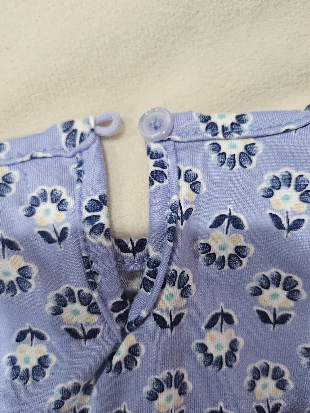 Btween Baby Lilac Floral One-piece - 24 Months